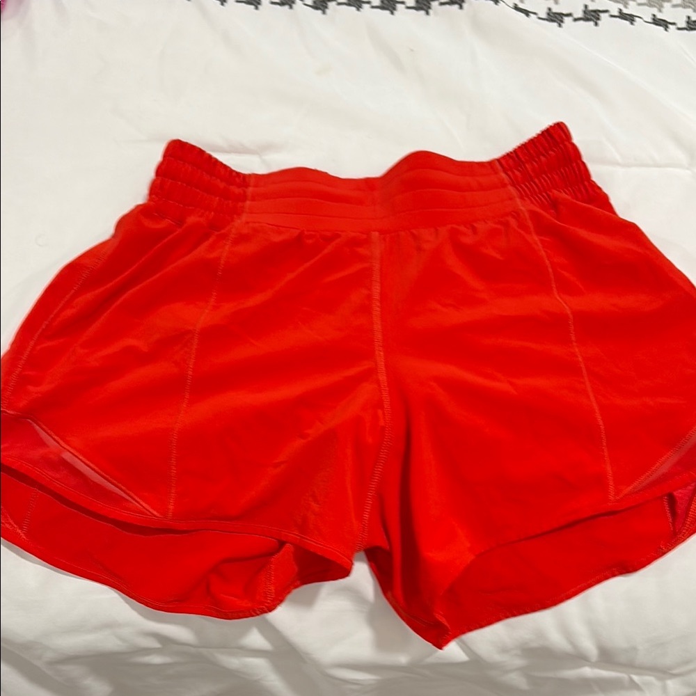 Vibrant Red Women's Shorts